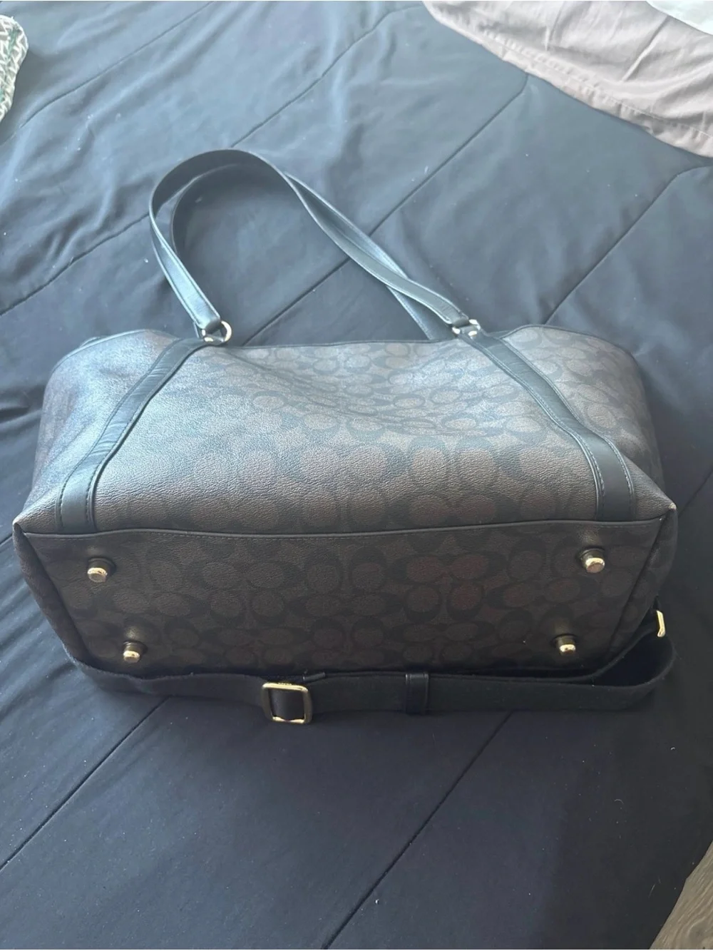 Coach Brown Diaper Bag